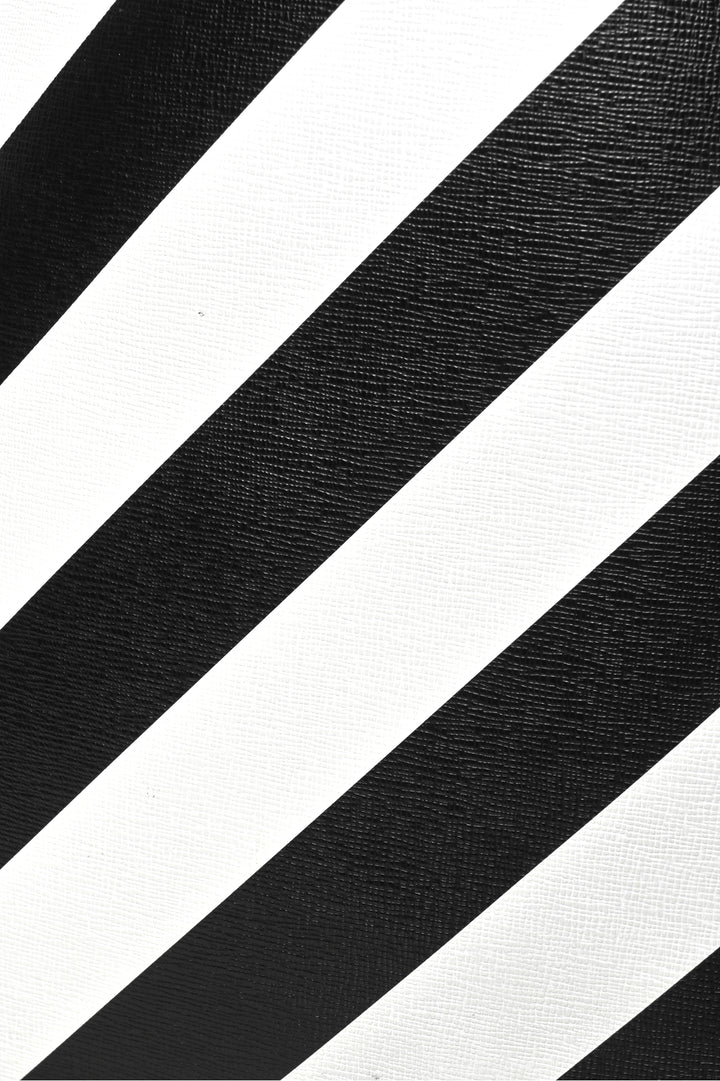 Off White Binder Diag Saffiano Tote