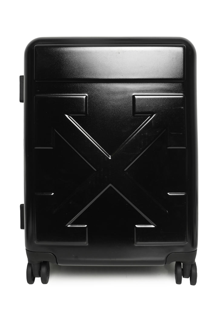 Off White Arrow Trolley Suitcase