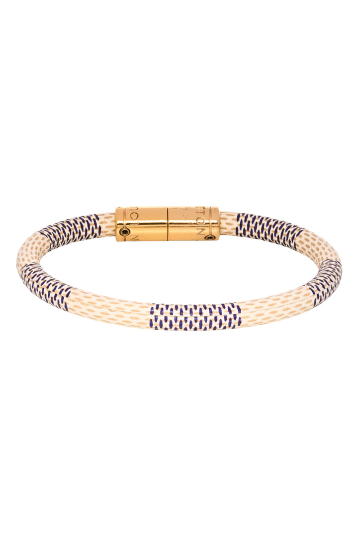 Louis Vuitton Damier Azur Keep It Bracelet