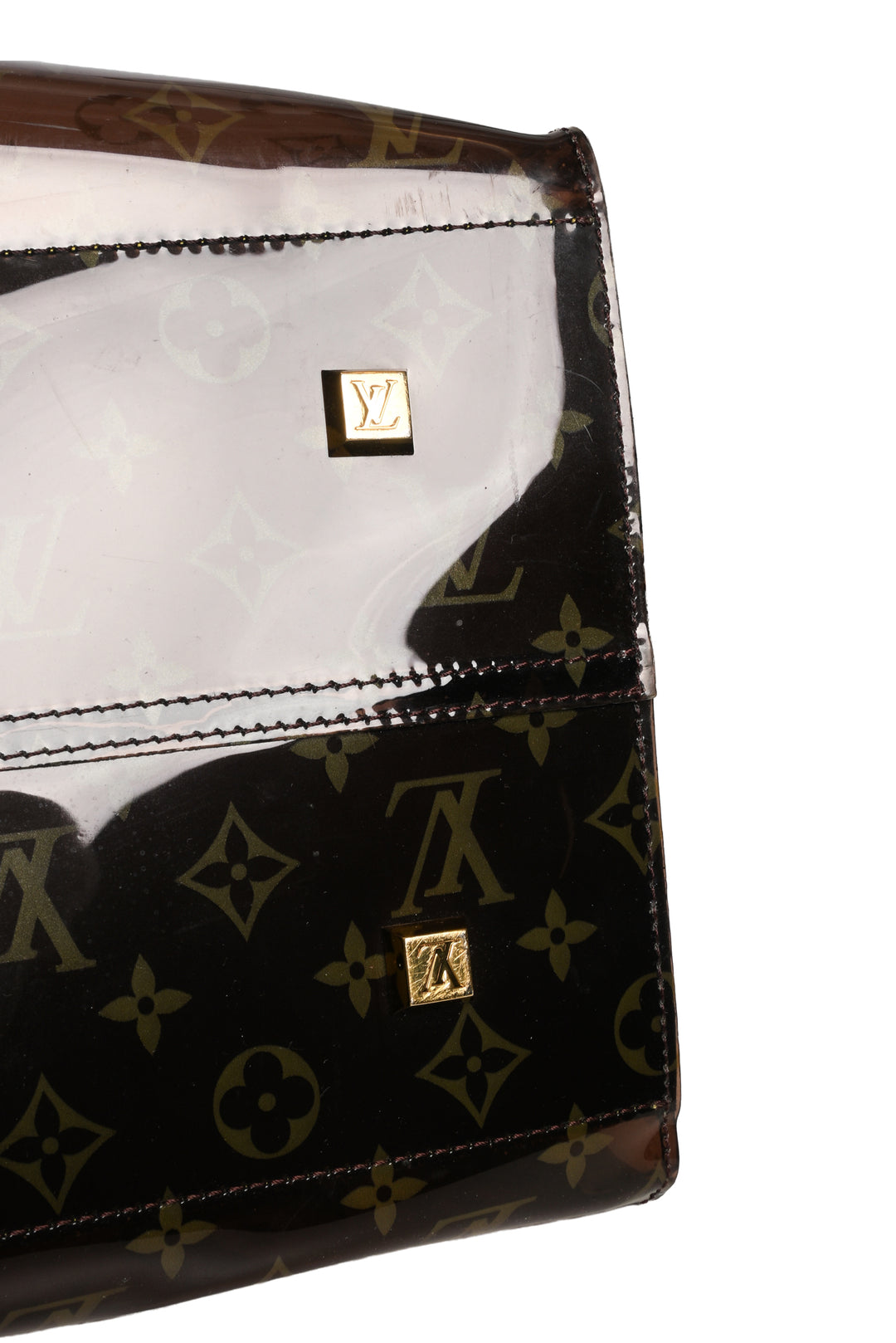 Louis Vuitton 2000 Limited Edition Monogram Vinyl Ambre Cruise Tote