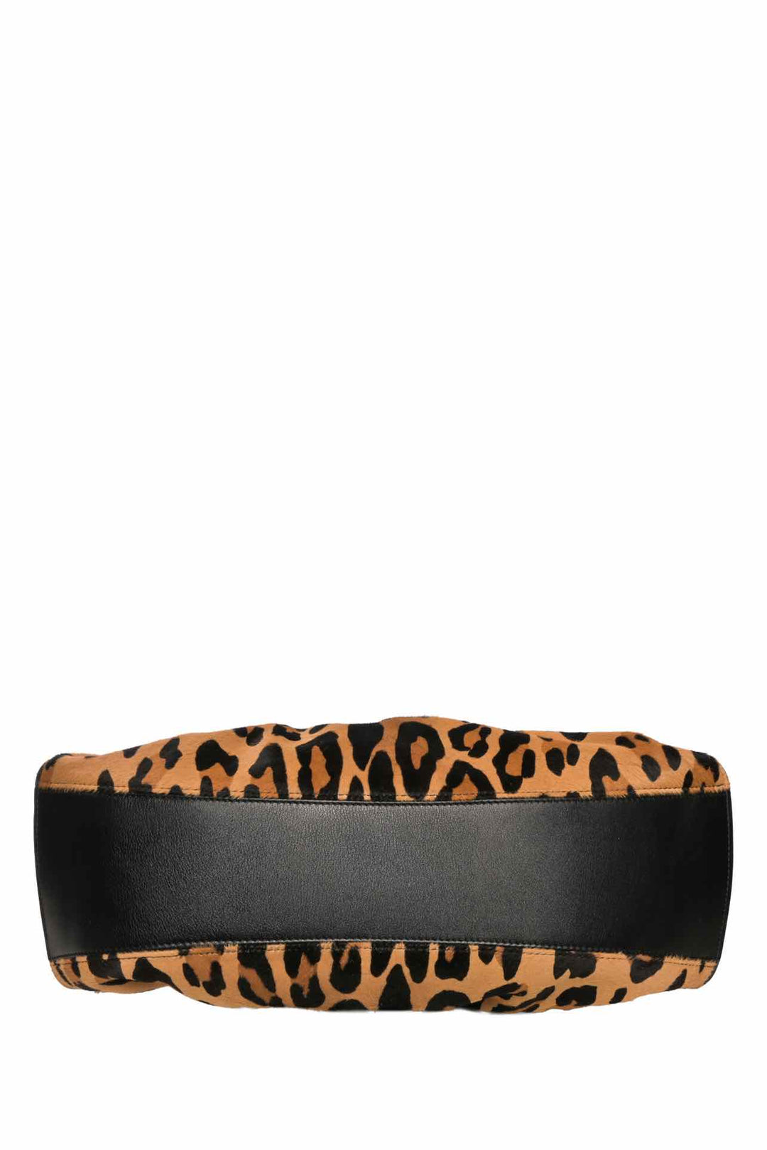 Balmain Anthem Medium Ponyskin-Style Leopard Shoulder Bag