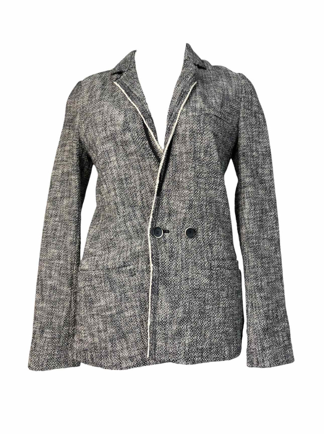 Forte_Forte Size 3 Cotton Blend Tweed Blazer