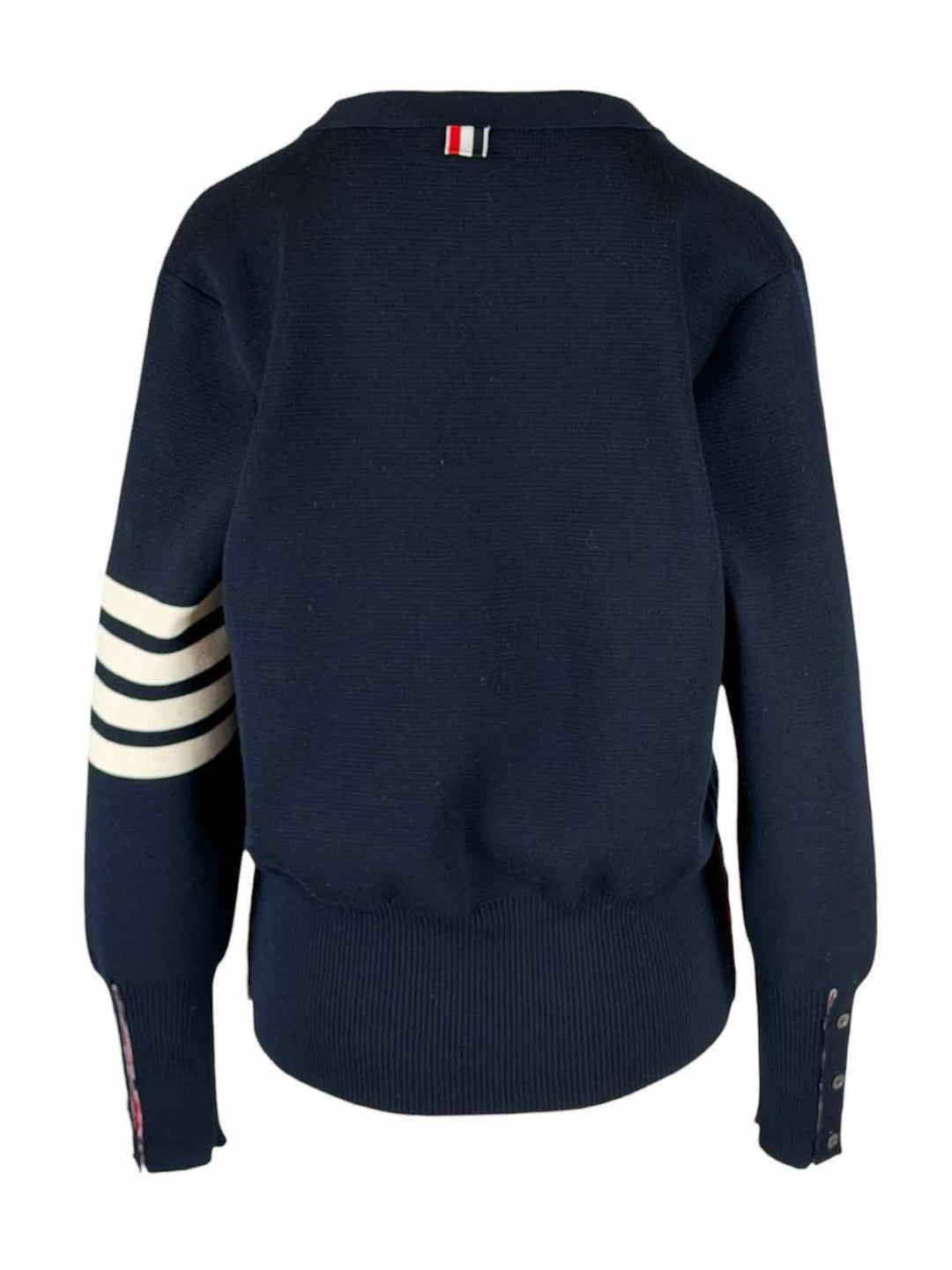 Thom Browne Size 2 Men's 4-Bar Wool Cardigan