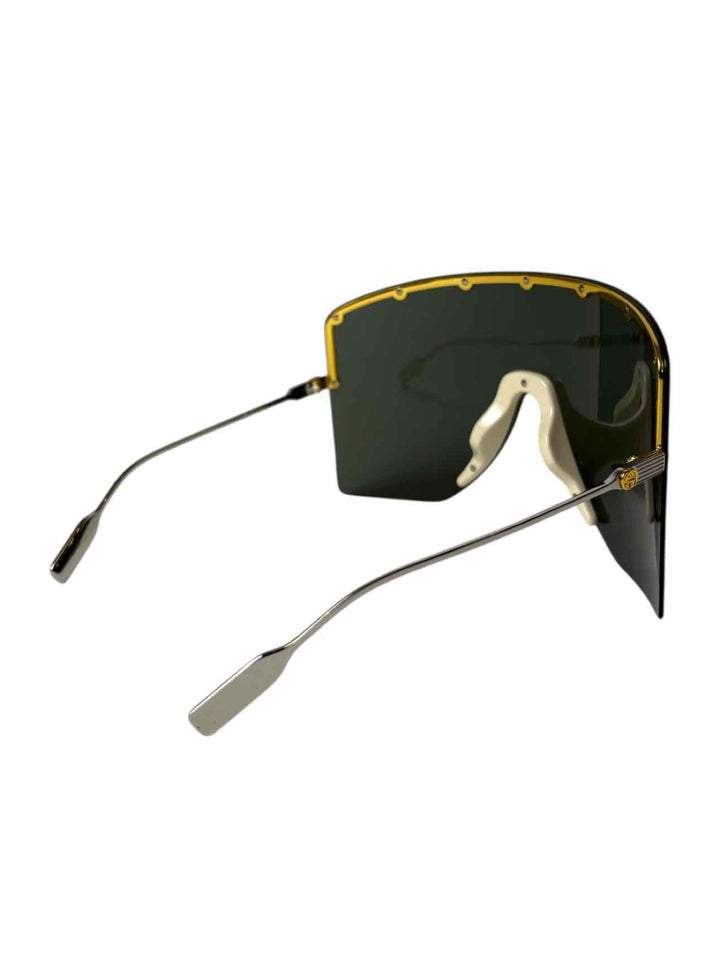 Gucci Studded Shield Sunglasses