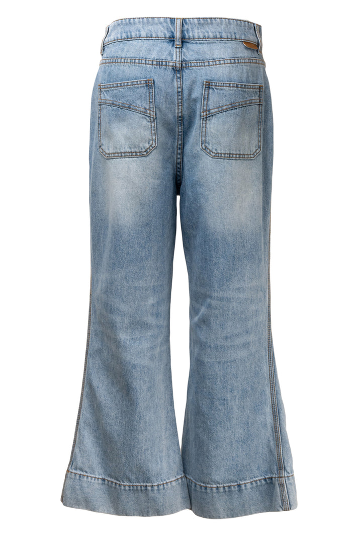 Zimmermann Size 30 Raie Cropped Flare Jeans