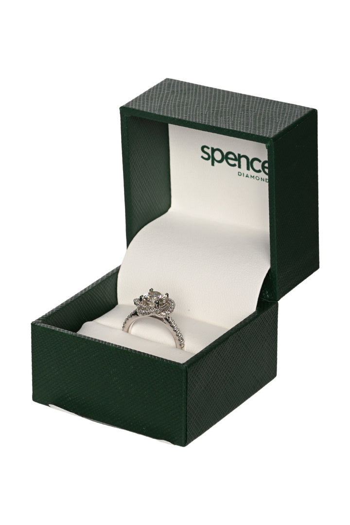 Spence Diamonds Artisan Cut Diamond Engagement Ring Size 5.5 Ring