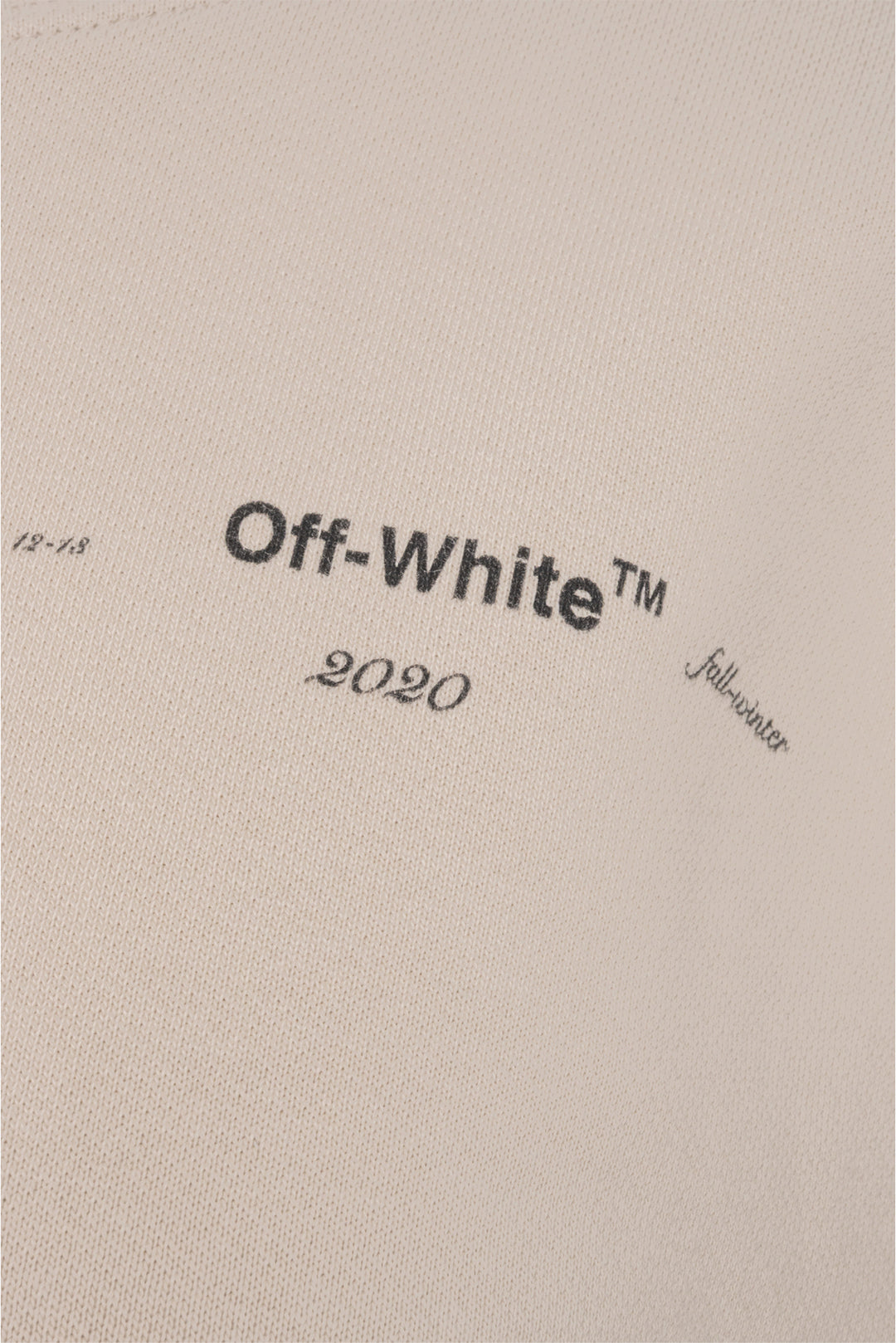 Off White Size XS Animal Portrait Crop Crewneck Sweatshirt