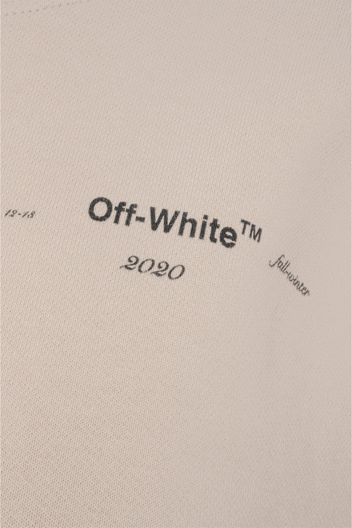 Off White Size S Animals Portrait Crop Crewneck Sweatshirt