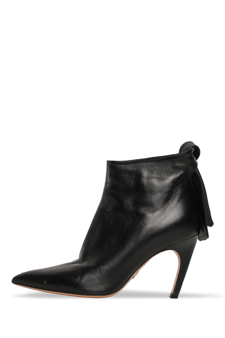 Dior Size 36 La Belle D Bow Ankle Boots
