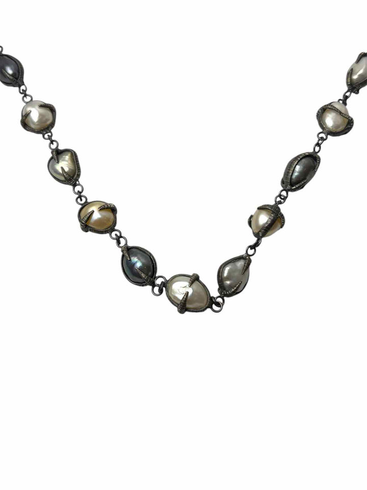 Balaam 925 Pearl Spike Necklace