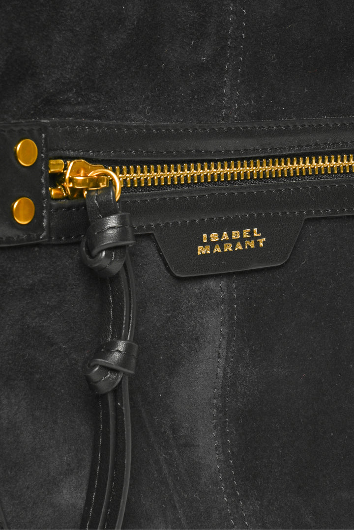 Isabel Marant Sierra Hobo S Suede & Leather Shoulder Bag