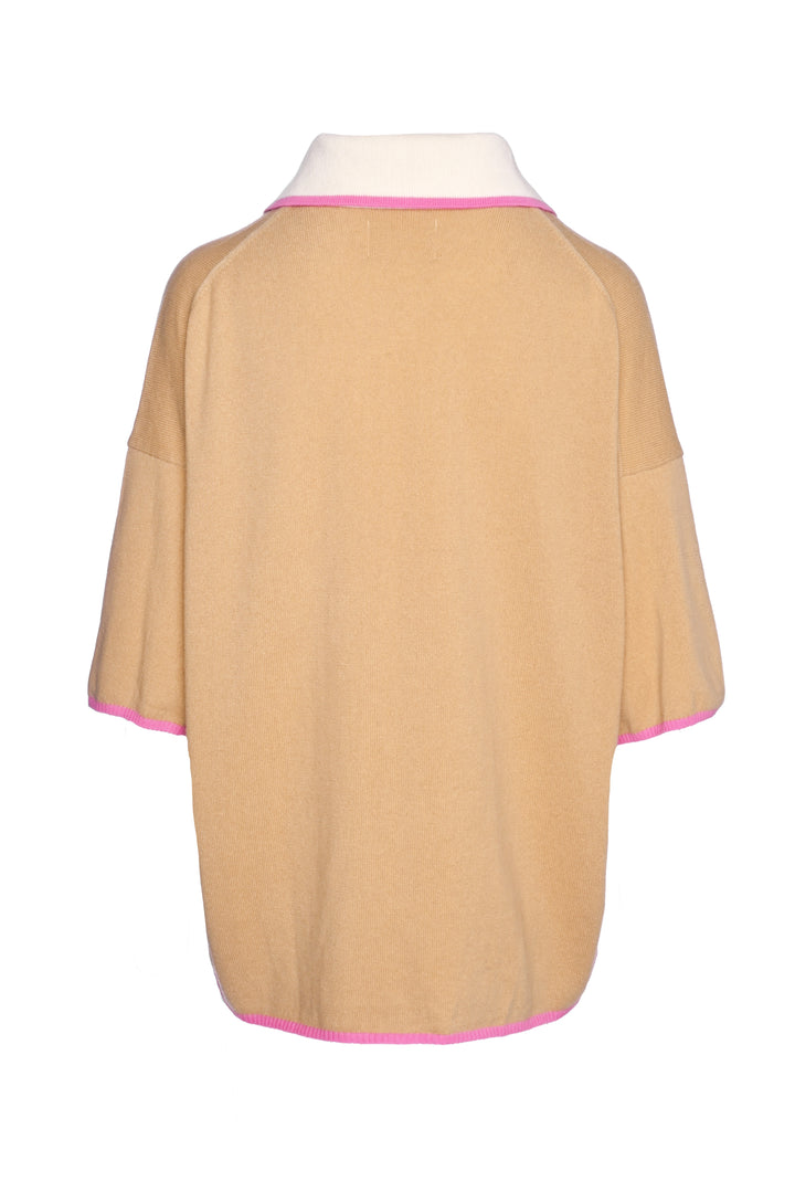 Loulou Studio Size M Arun Cashmere Polo Shirt Sweater