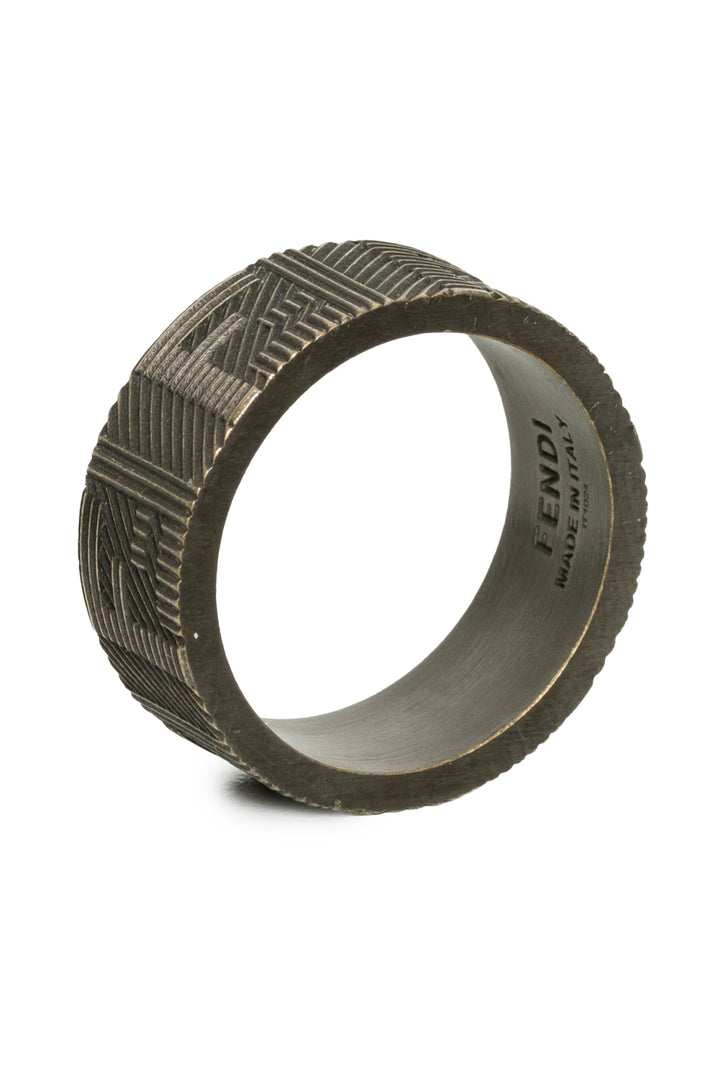 Fendi Size M (9.5) Men's FF Ring