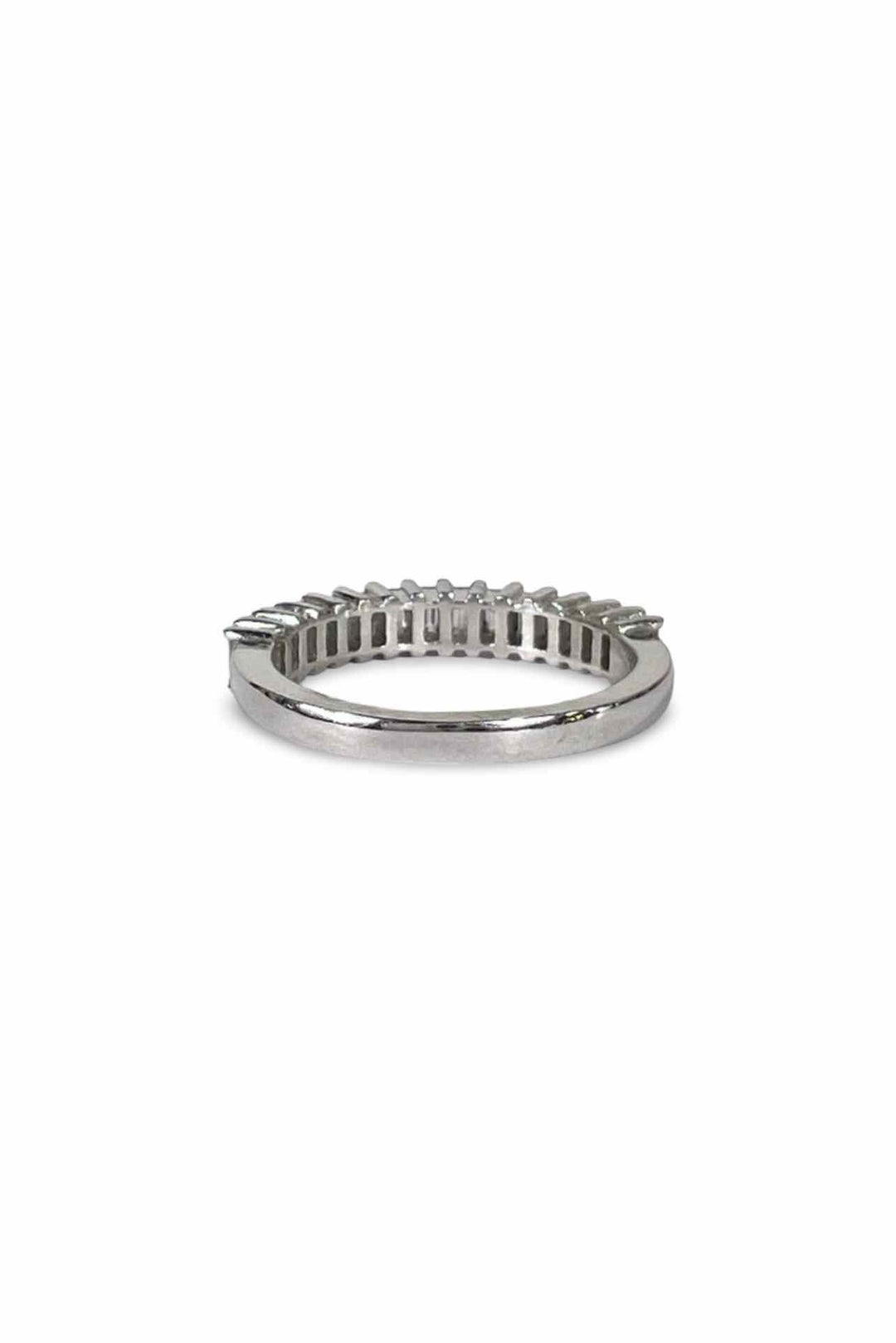 Baguette Half Eternity Band Size 7.75 Ring