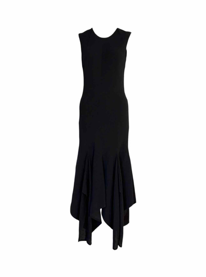 Louis Vuitton Size 38 Silk Crepe Petal Hem Dress