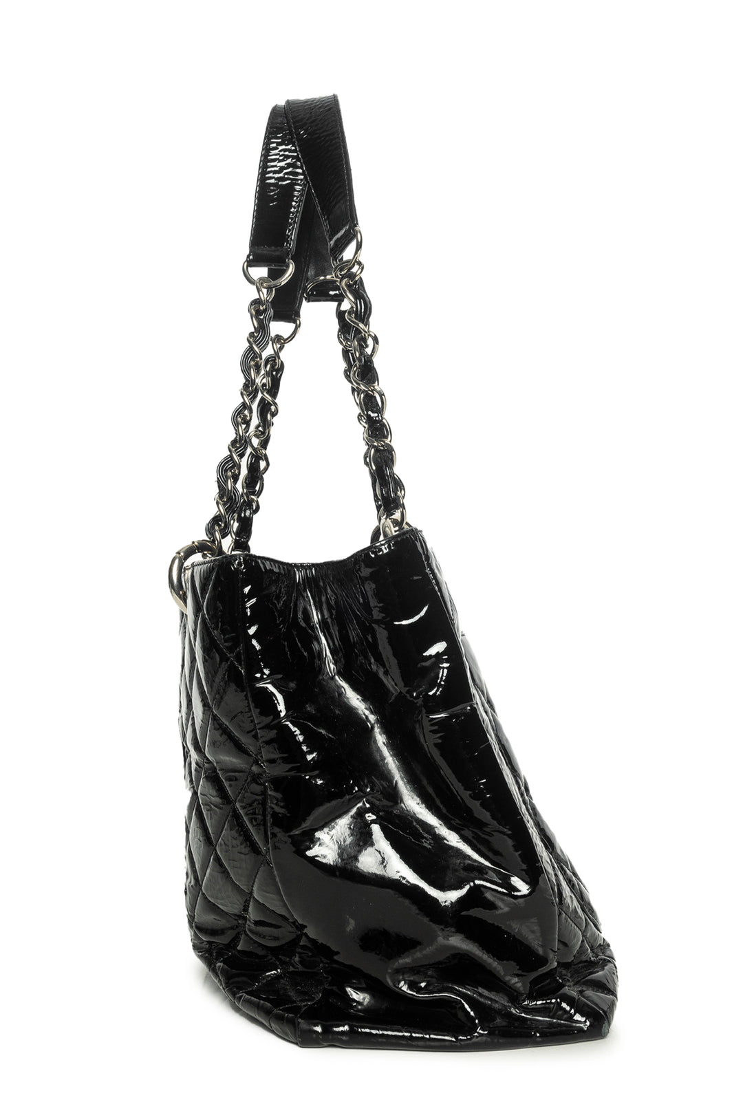 Chanel 2008 - 2009 Patent Leather Grand Shopping Tote
