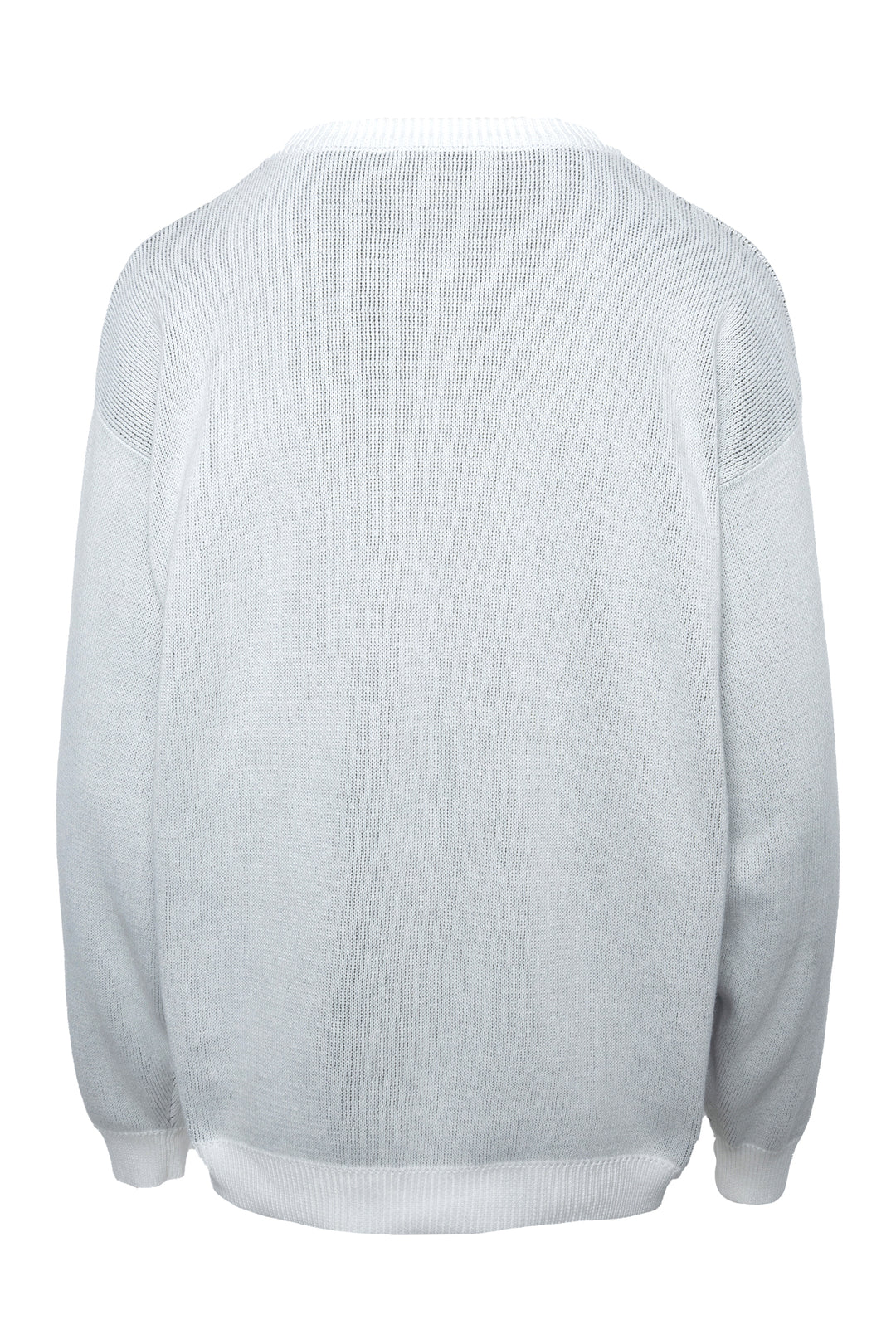 Versace Size 48 Men's Spring/Summer 2020 License Plate Intarsia Knit Sweater