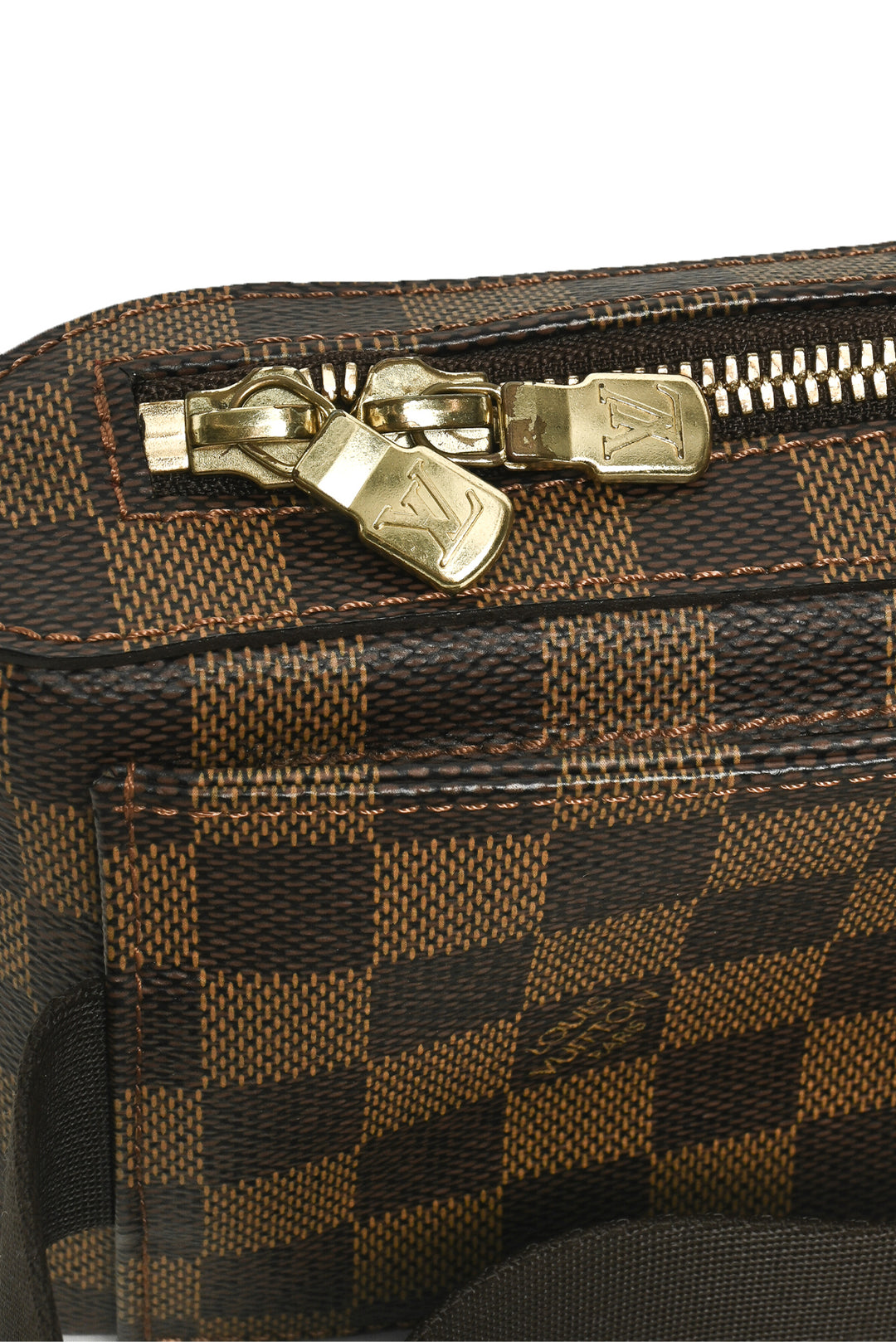 Louis Vuitton 2004 Damier Ebene Geronimos Sling Bag