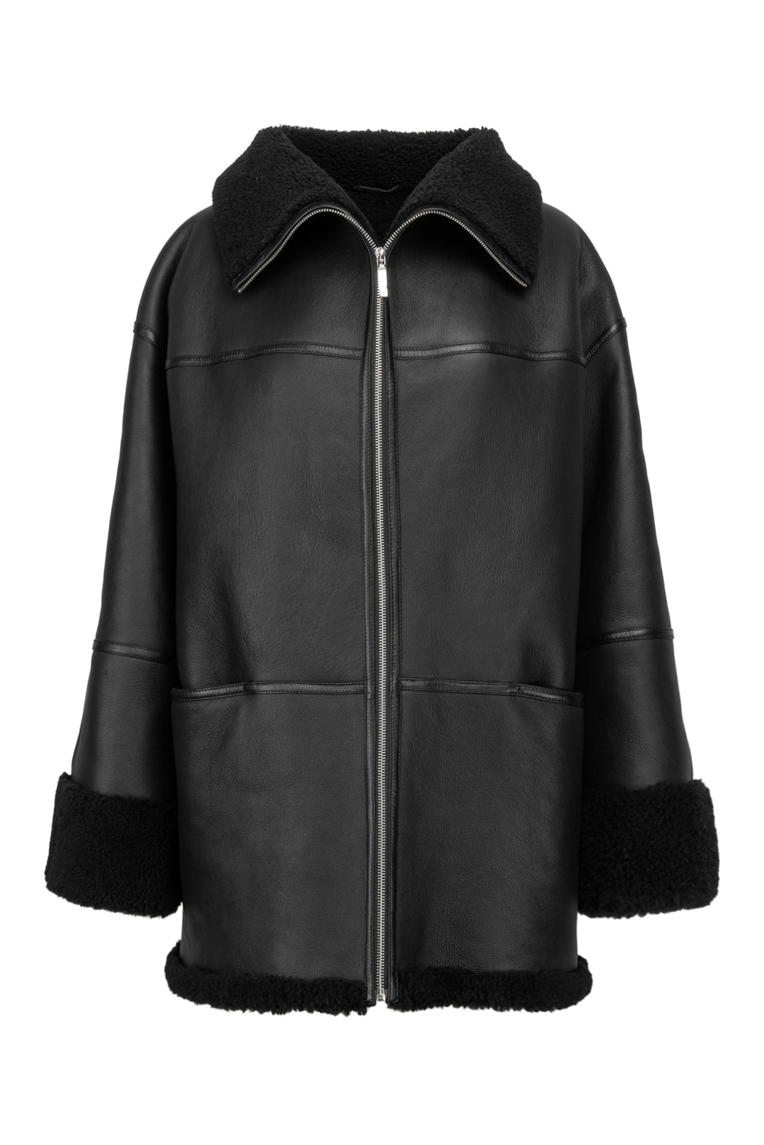 Toteme Size XS/S Signature Shearling Jacket