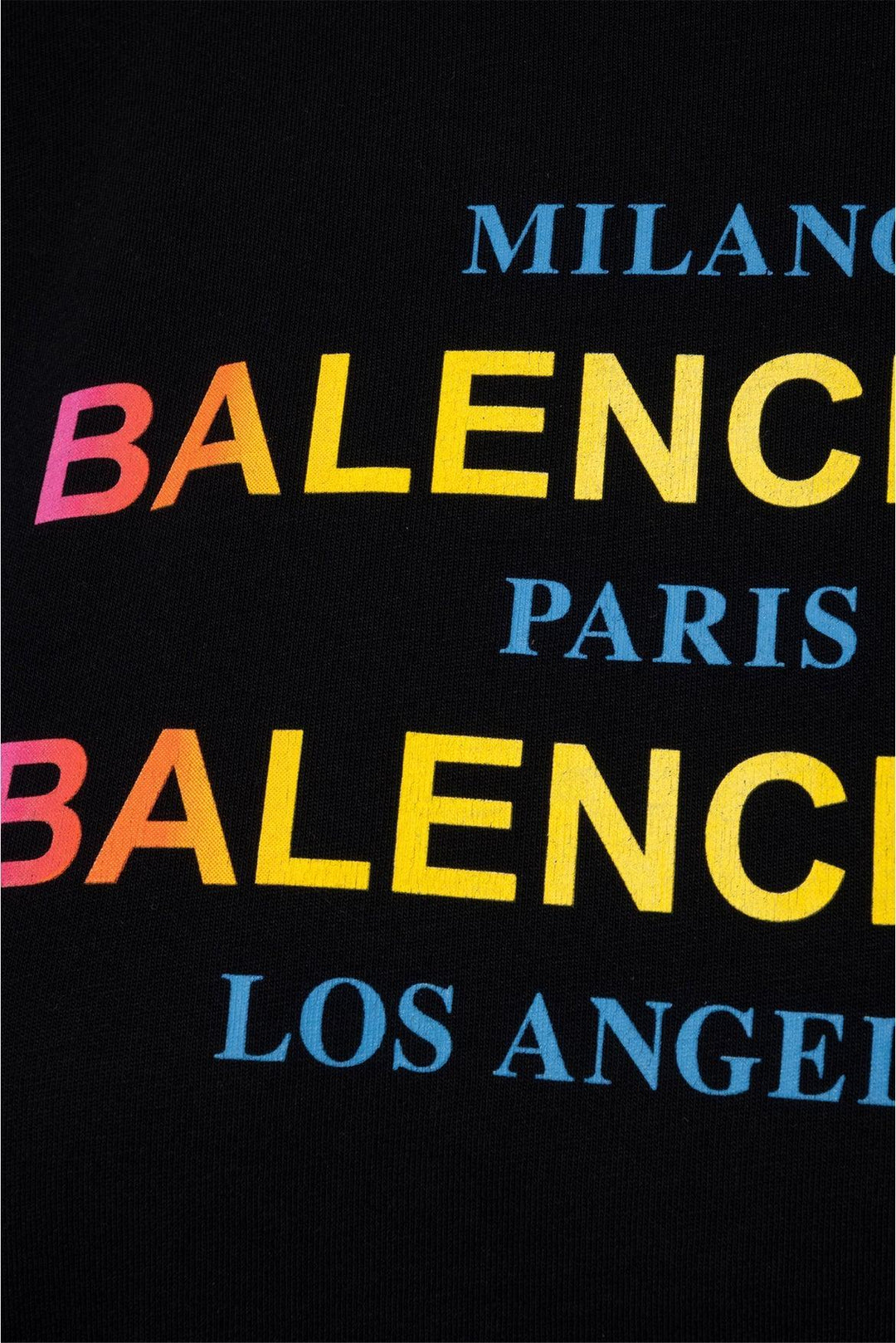 Balenciaga Size XS 2017 Youth L Cities Logo T-Shirt
