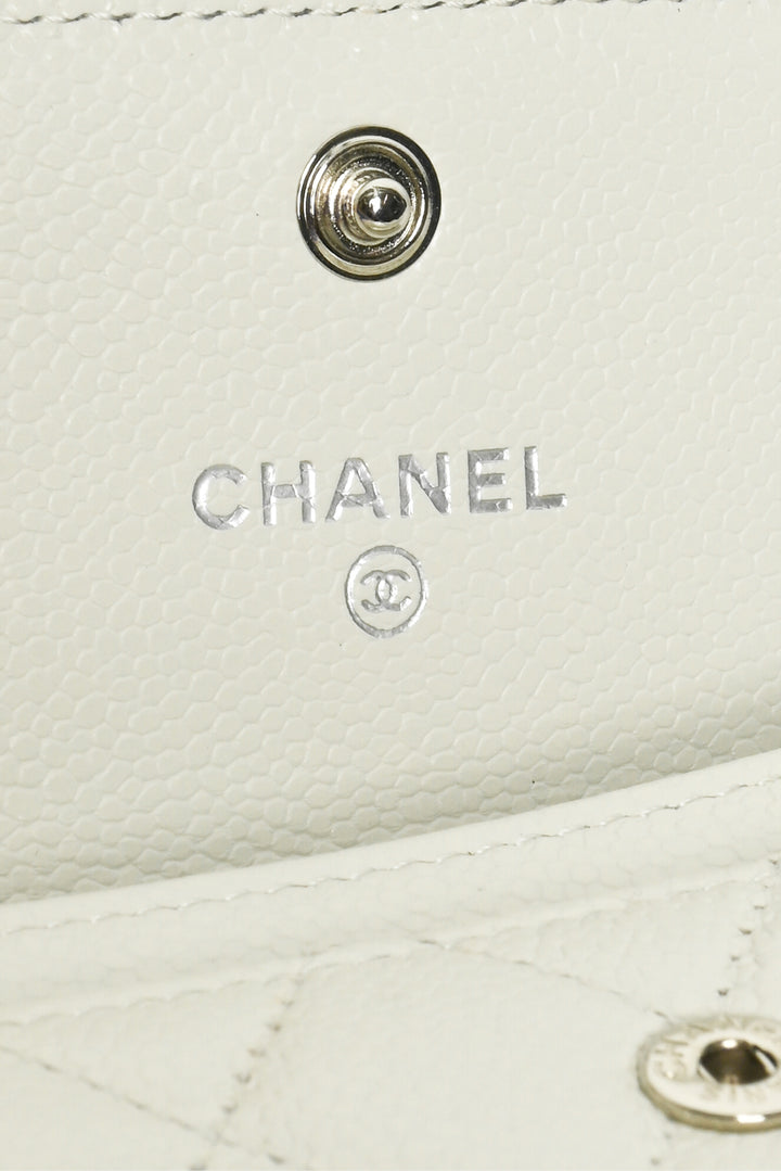 Chanel 2024 Caviar Quilted Small Boy Flap Wallet