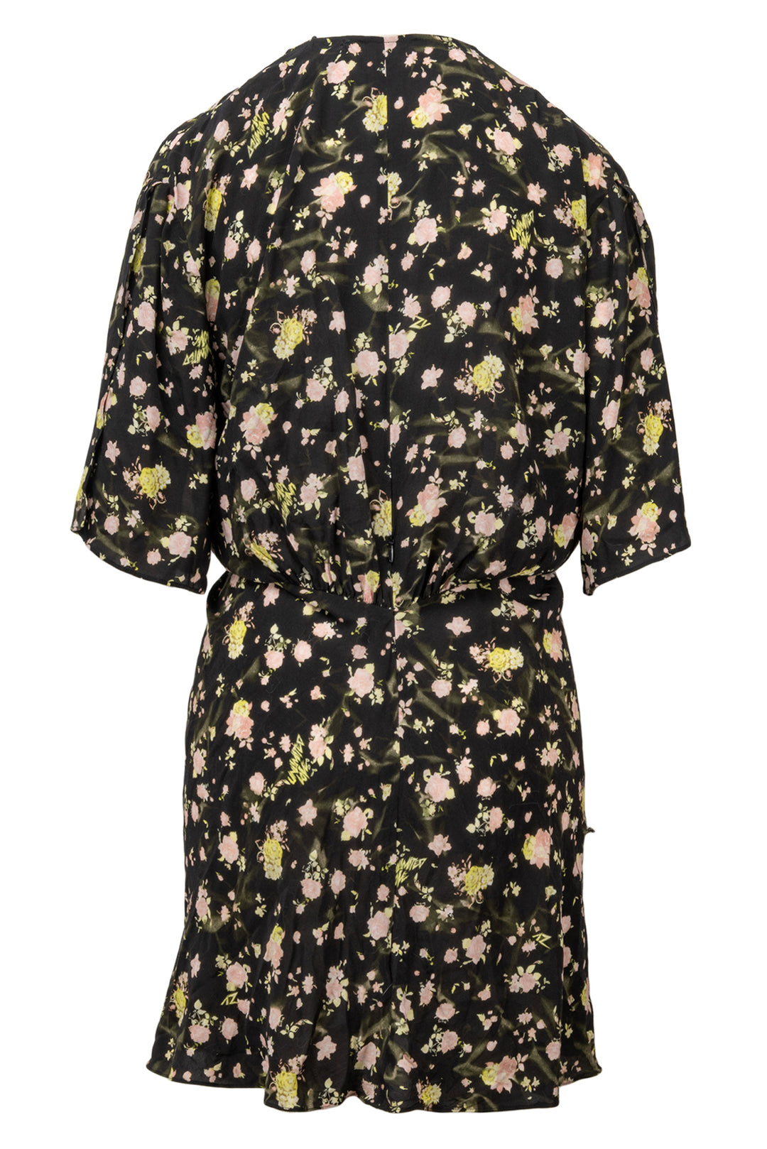 Zadig & Voltaire Size M Rozom Soft Crinkle Roses Dress