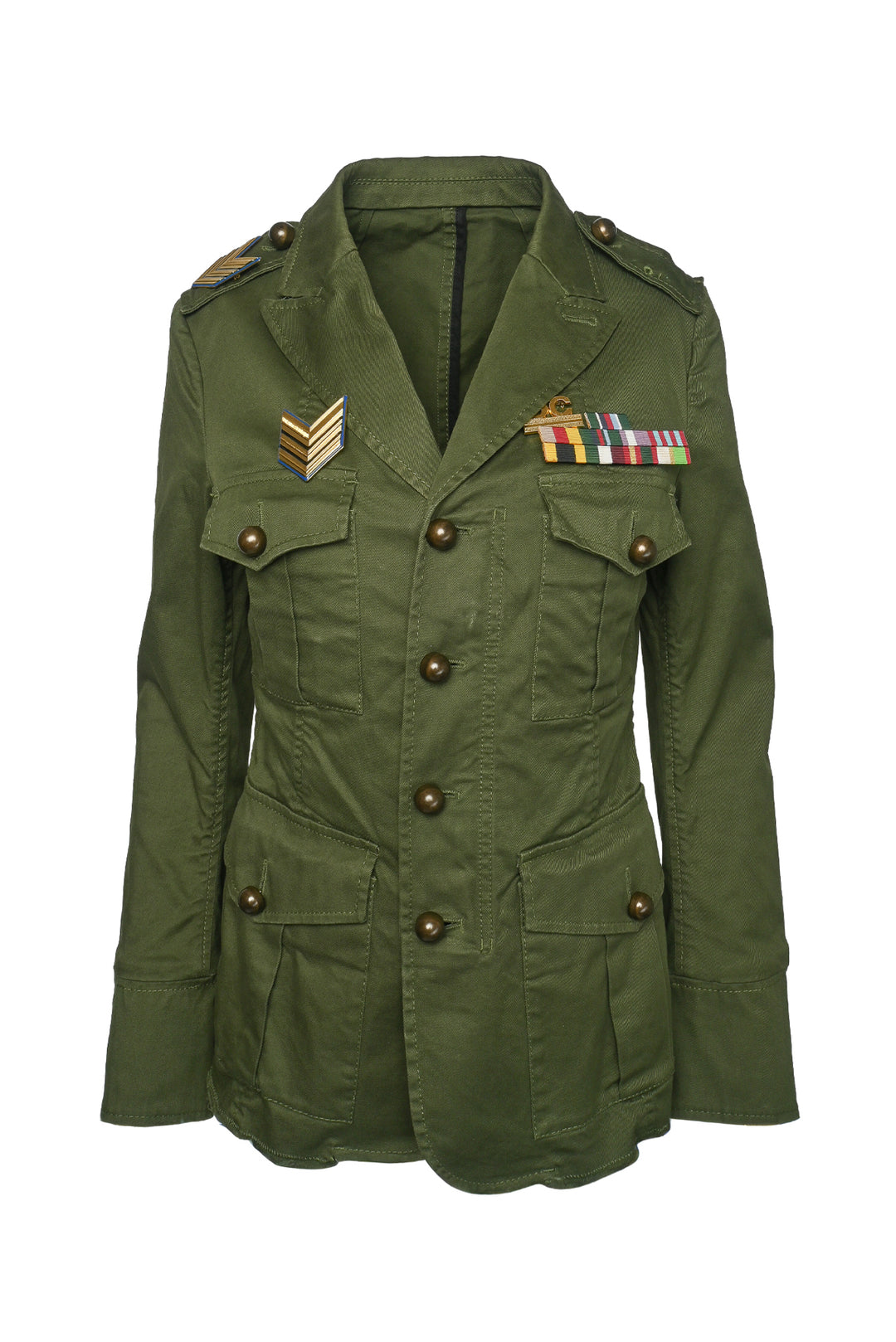 dsquared2 Size 42 Embellished Army Jacket