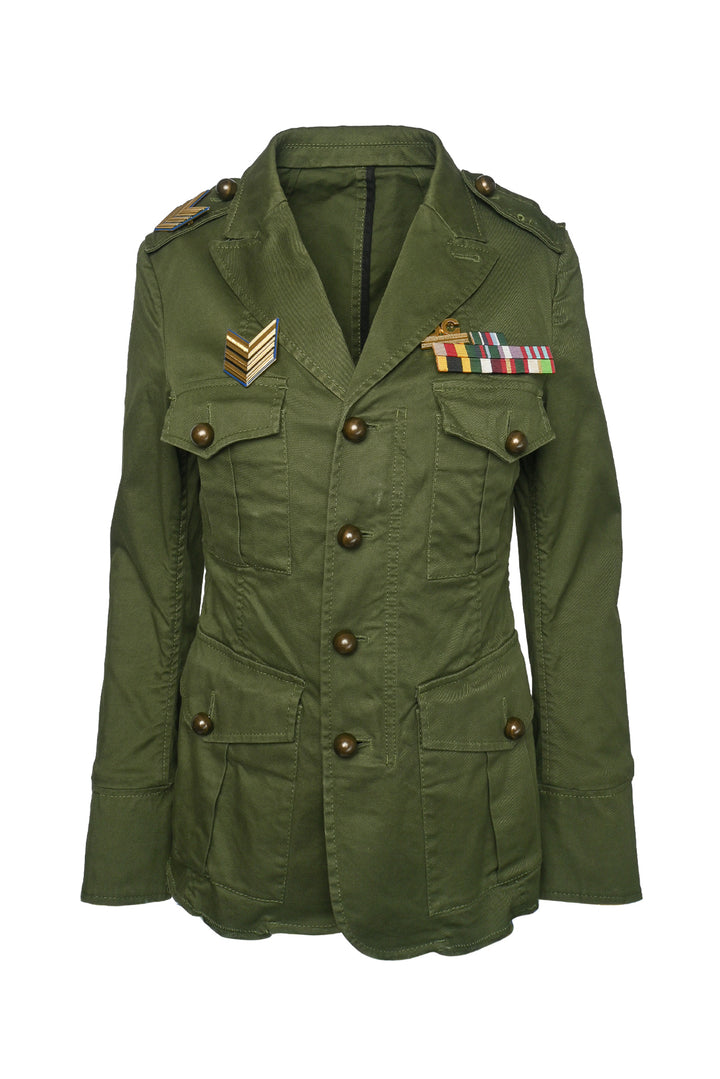 dsquared2 Size 42 Embellished Army Jacket