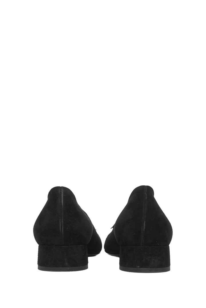 Gucci Size 38.5 Suede Alma Loafers