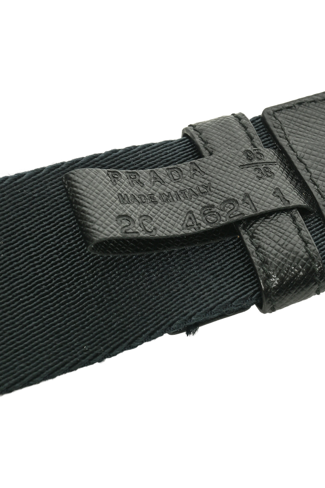 Prada Men's Nastro Nylon Web Belt