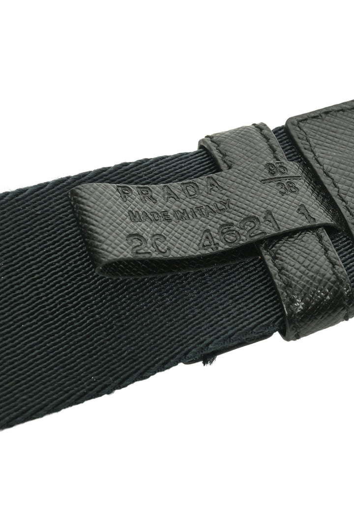 Prada Men's Nastro Nylon Web Belt
