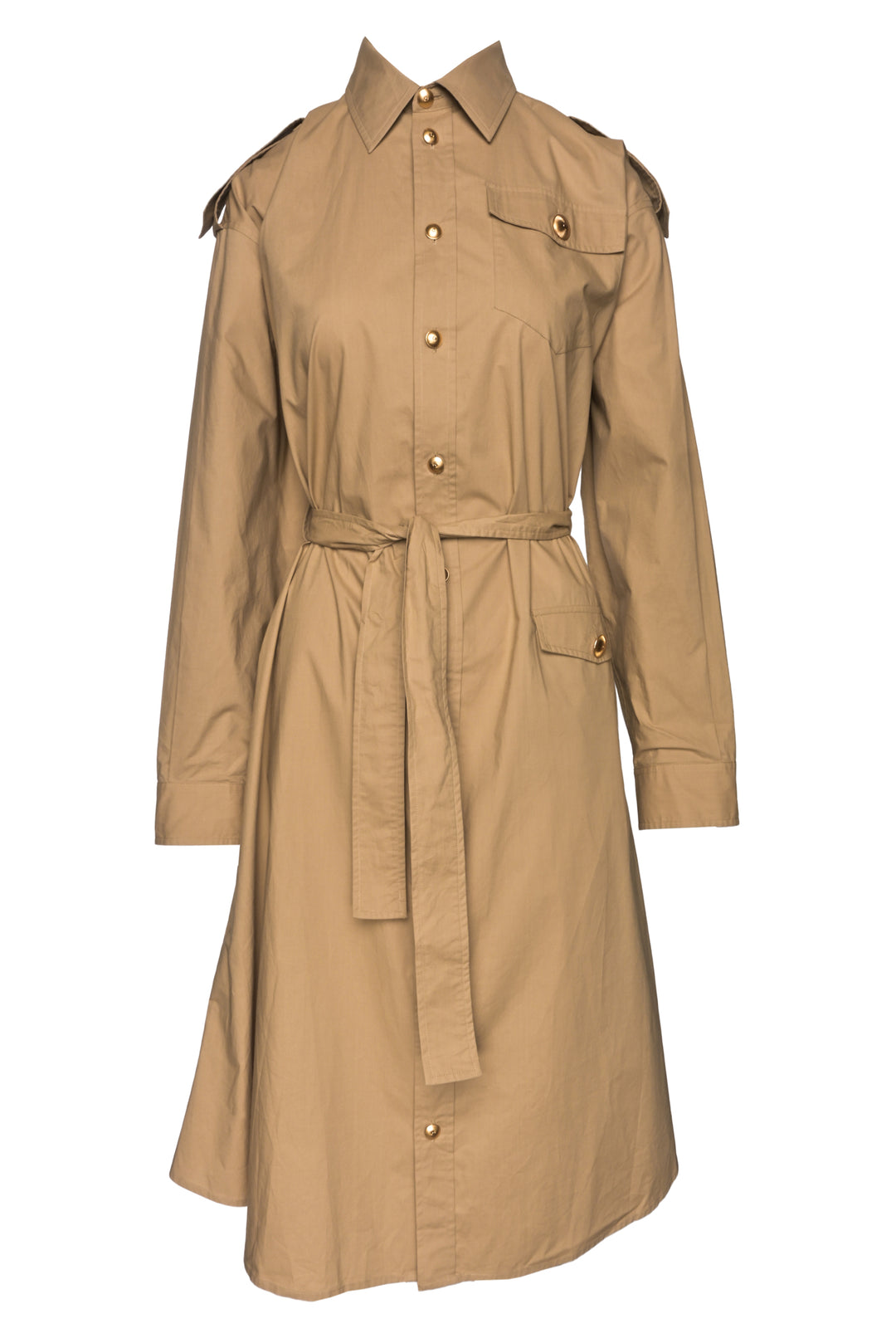 Laurence Bras Size 42 Button Up Dress