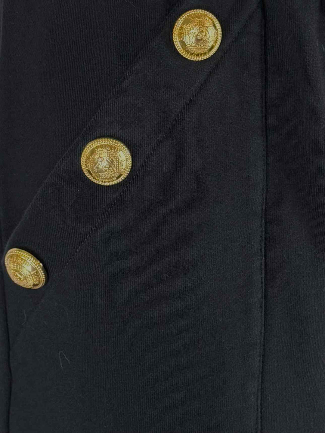 Balmain Size M Button-Detailing Cotton Sweatpants