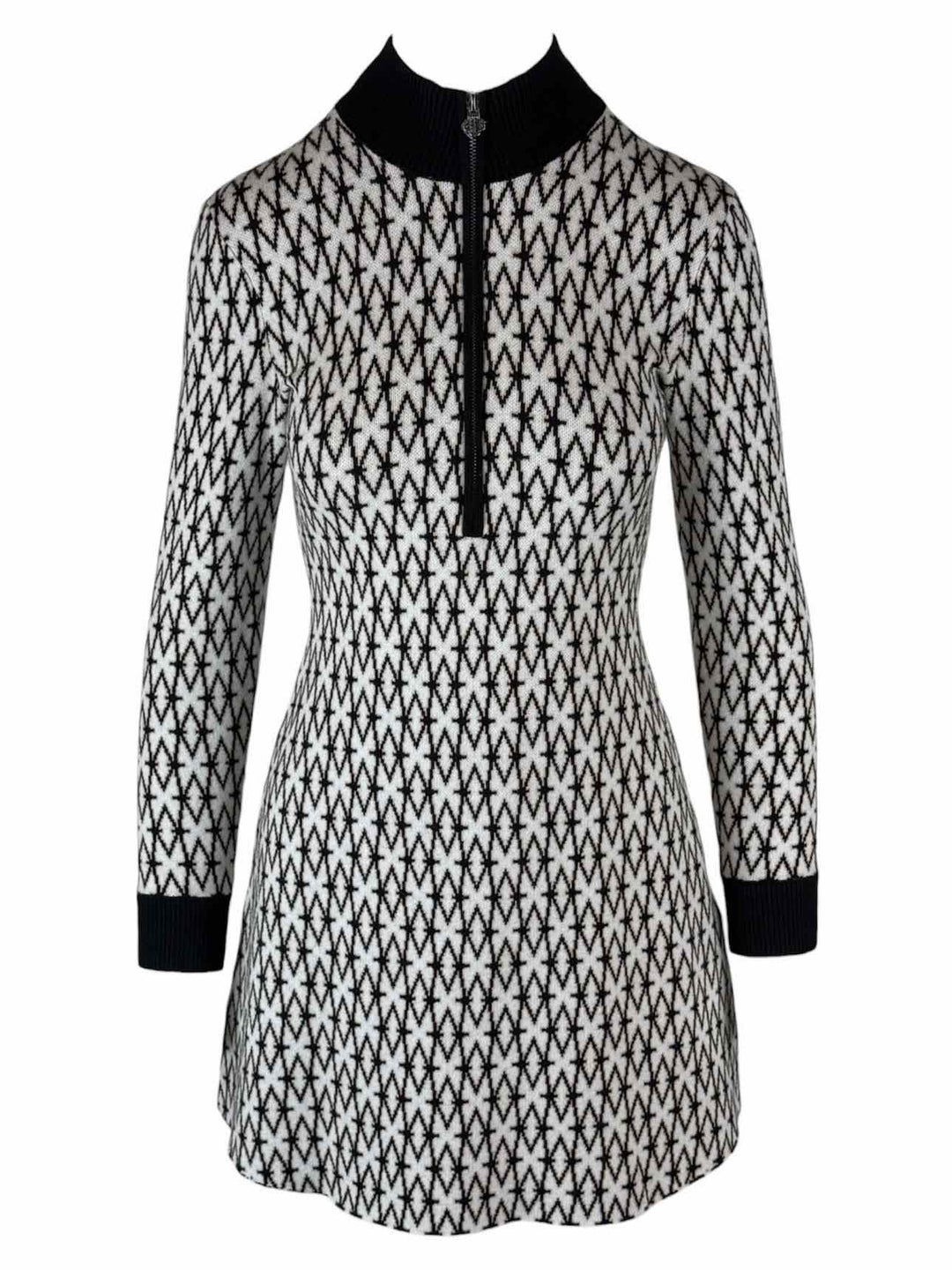 maje Size 36 Pattern Knit Dress