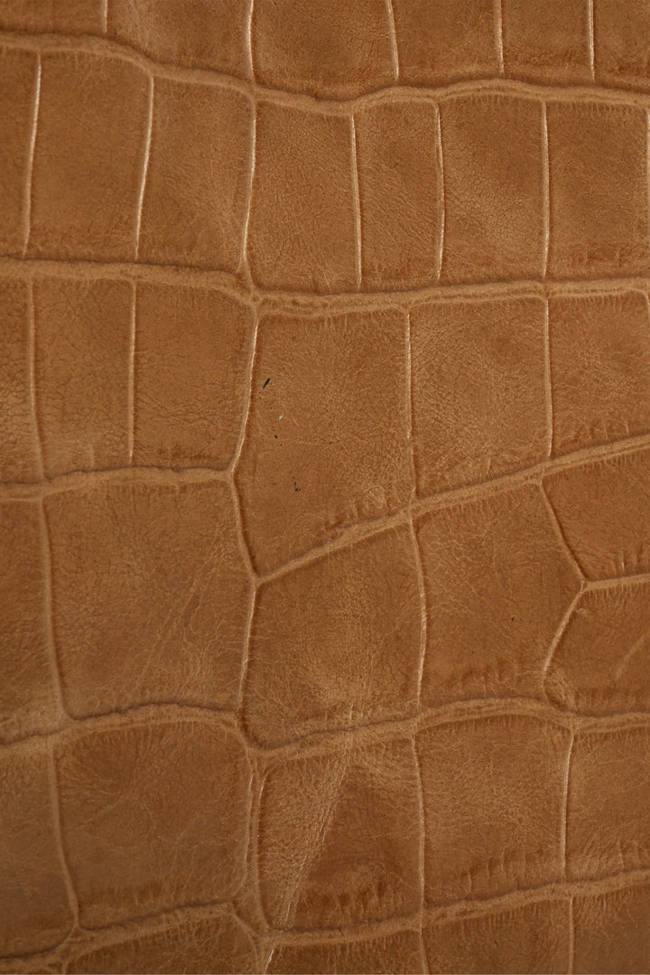 STAUD Shirley Croc Embossed Tote & Pouch
