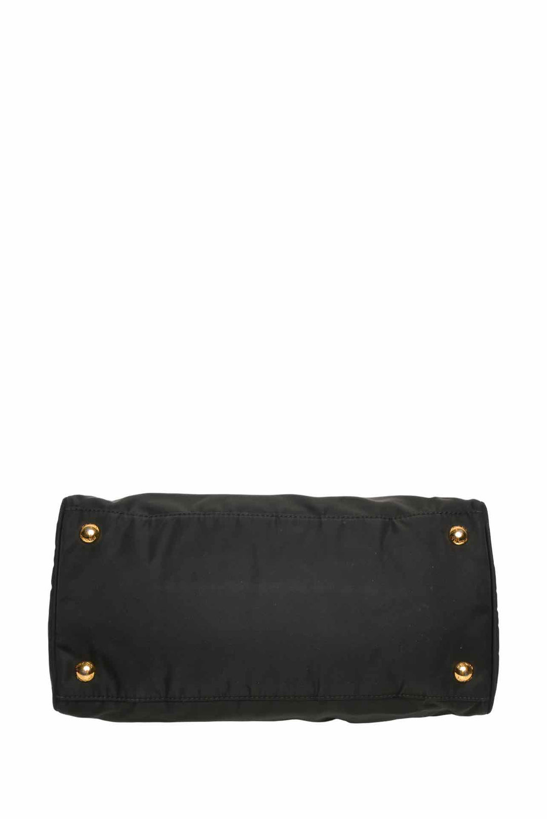 Prada Ruffle Trim Tessuto Nylon Convertible Top Handle Tote