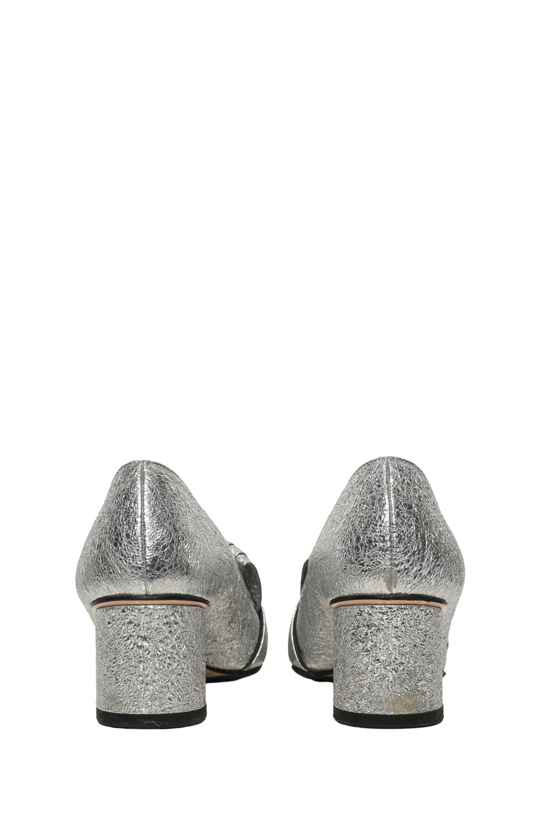 Gucci Size 40 Galassia GG Marmont Fringe Loafer Pumps