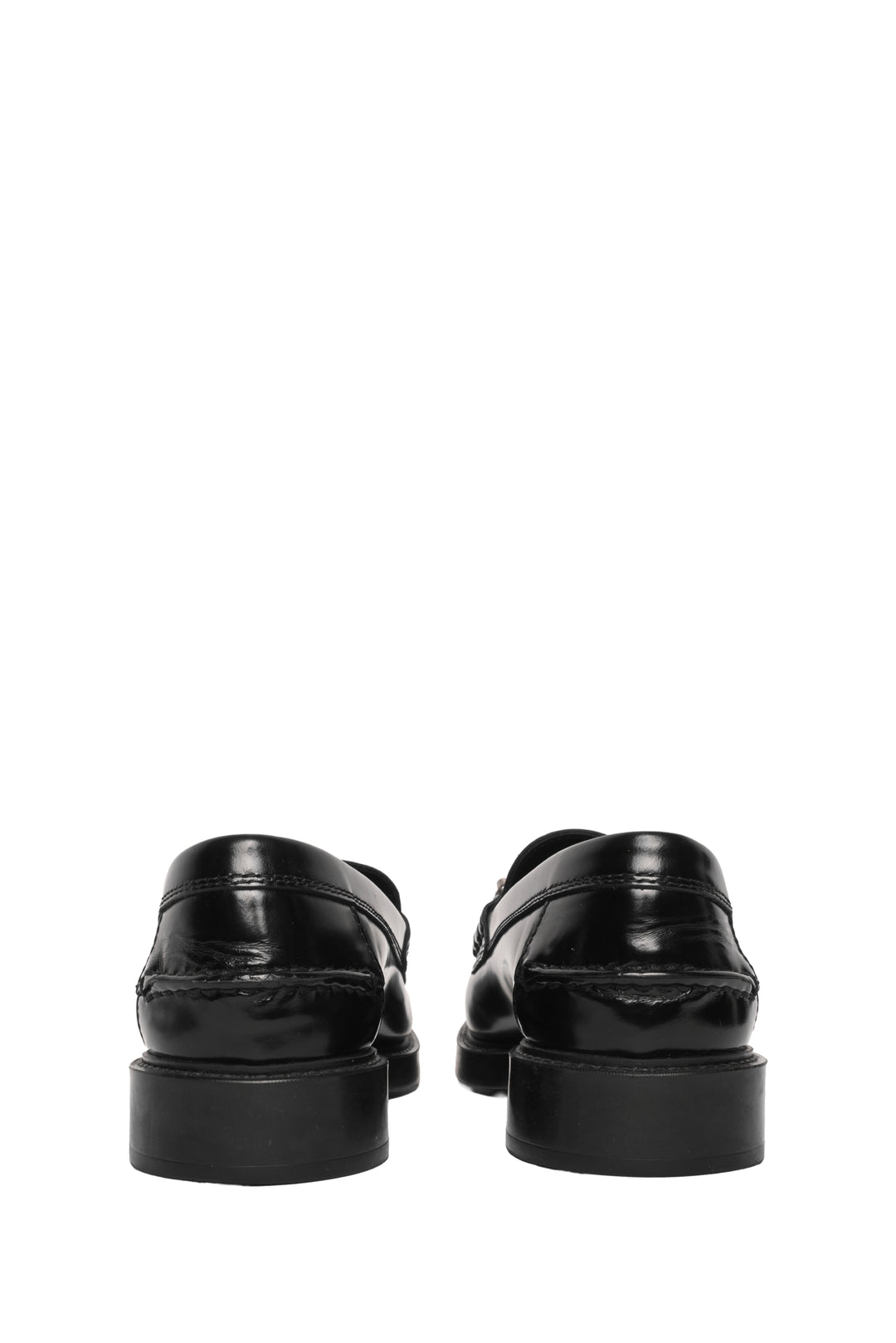 Tod's Size 37.5 Kate Studded Patent Leather Loafers