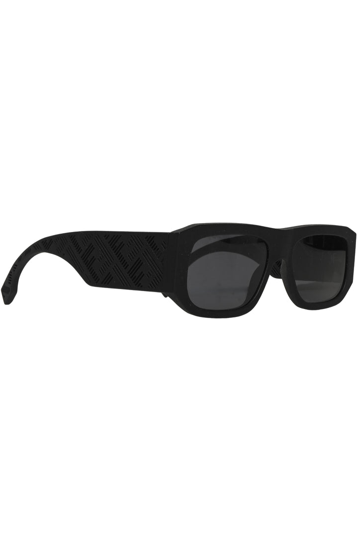 Fendi Men's Shadow Logo Cutout Sunglasses