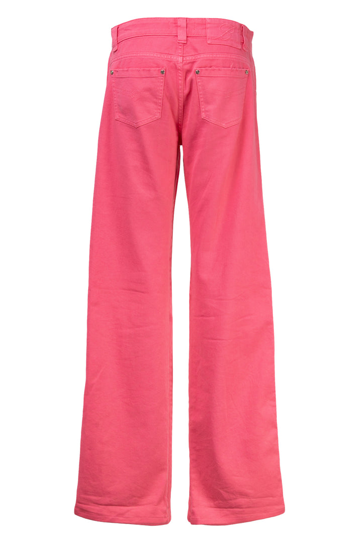 Blumarine Size 4 Low Rise Denim Cargo Jeans