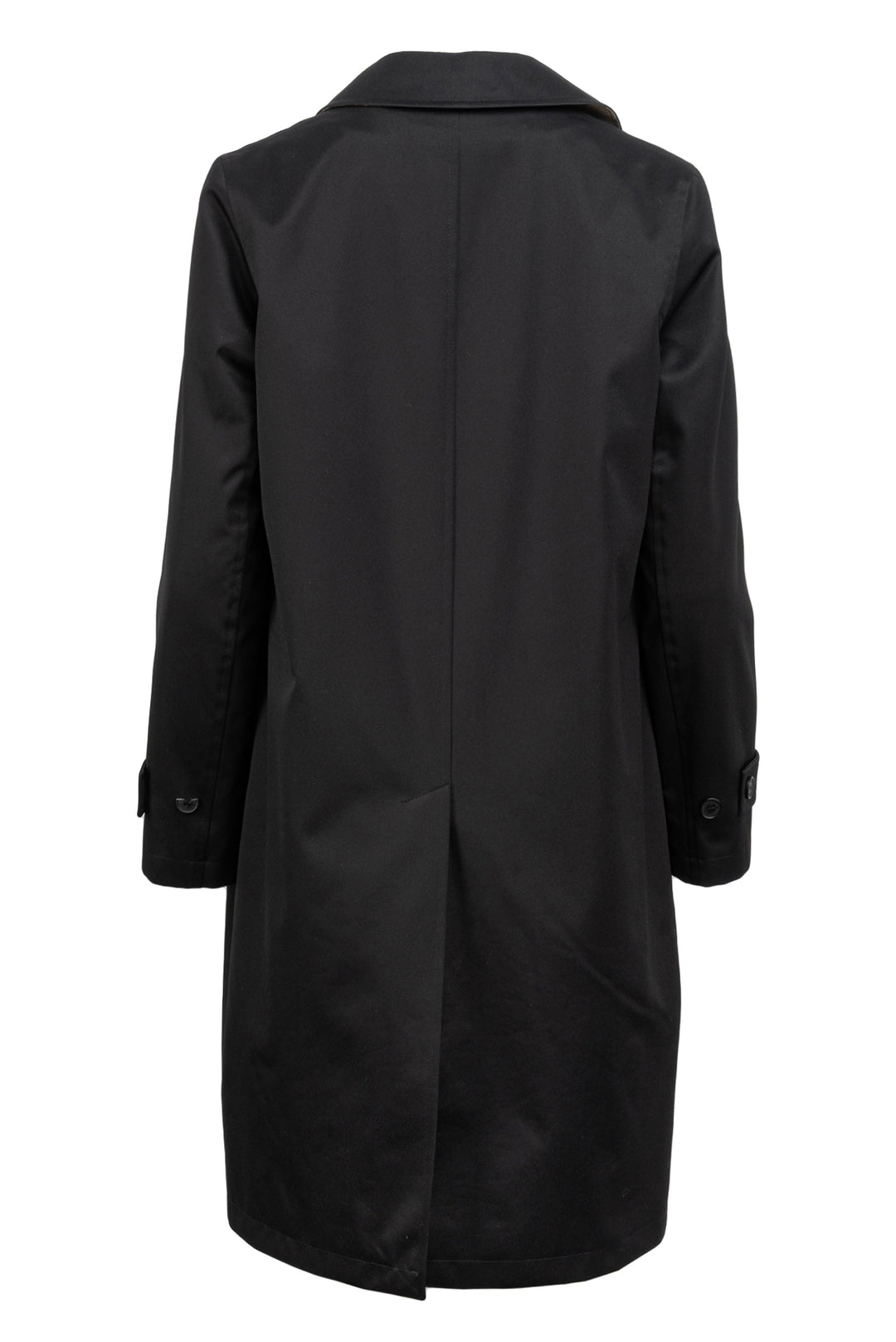 Burberry Size 2 Wool-Lined Poly Blend Mid-Length Coat