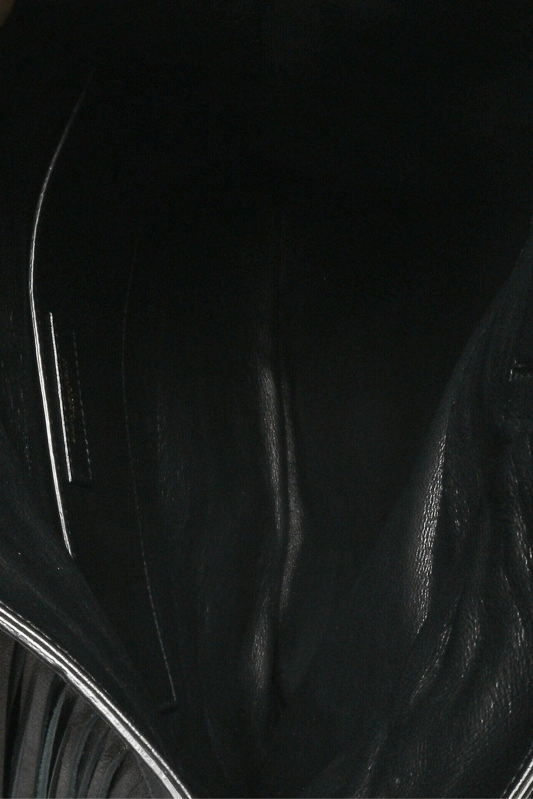 Saint Laurent 2020 Suede & Leather Large Grace Fringe Shoulder Bag