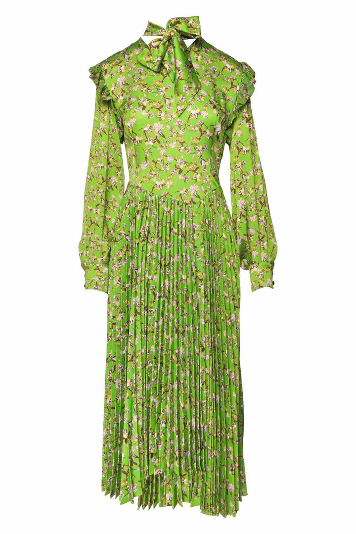 Andersson Bell Size M Floral Pleated Midi Dress