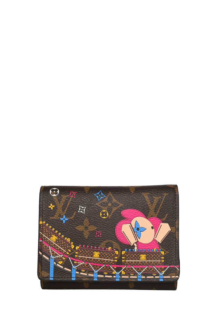Louis Vuitton 2020 Limited Edition Monogram Christmas Animation Victorine Wallet