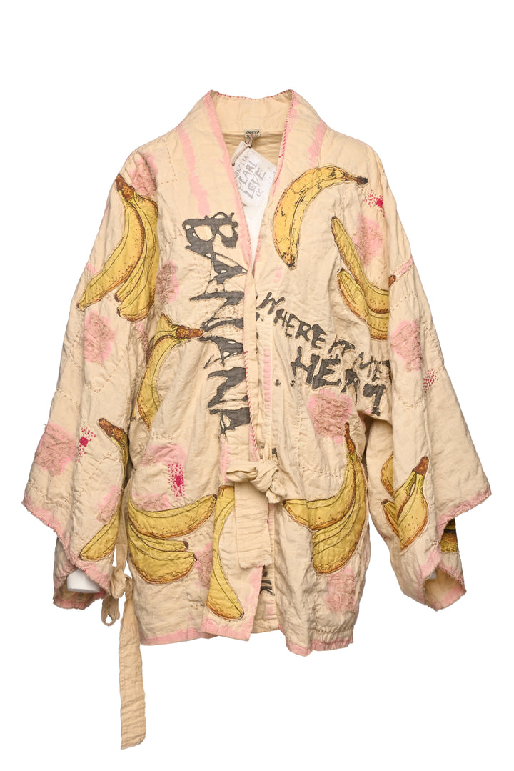 Magnolia Pearl Size OS Banana Funk N' Junk Kimono