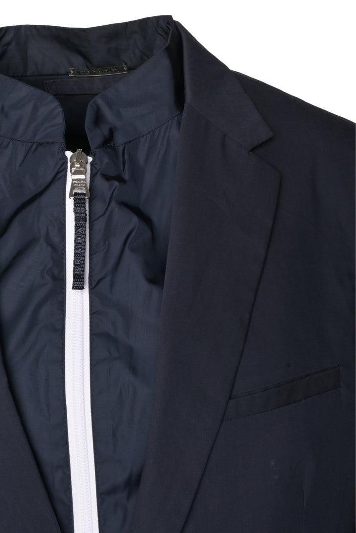 Prada Size 38 2009 Men's Zip Up Blazer