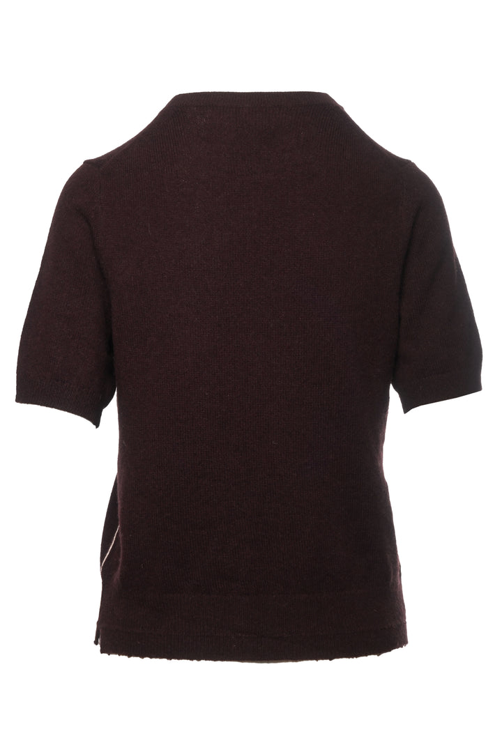 Maria McManus Size M Cashmere & Cotton Short Sleeve Sweater