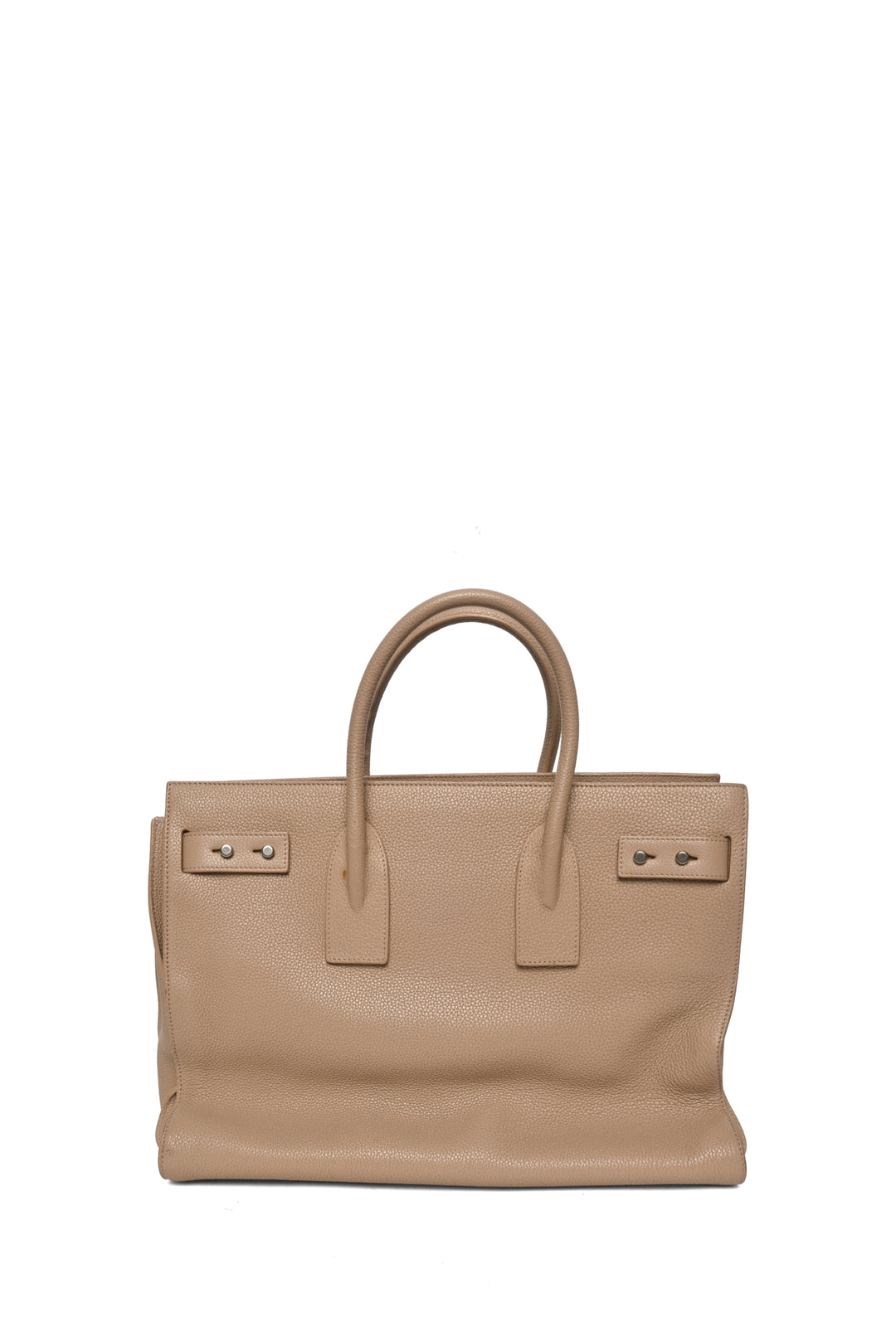 Saint Laurent 2017 Medium Grained Leather Sac De Jour Tote