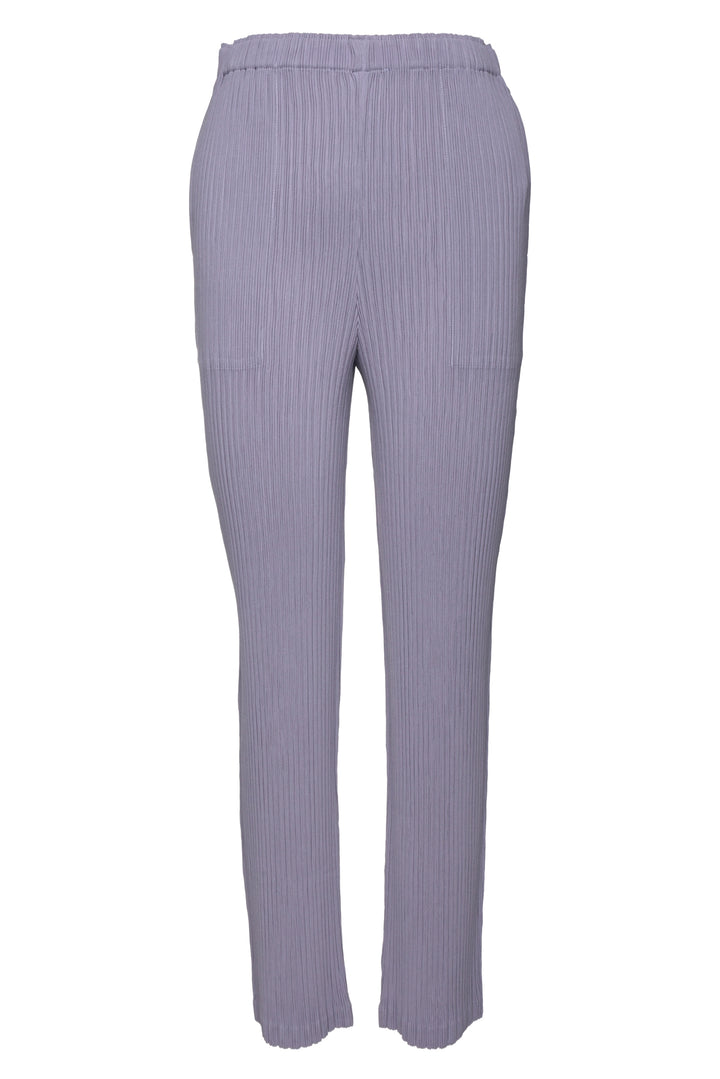 Issey Miyake Size 2 Asagao Purple Pleated Hatching Pants