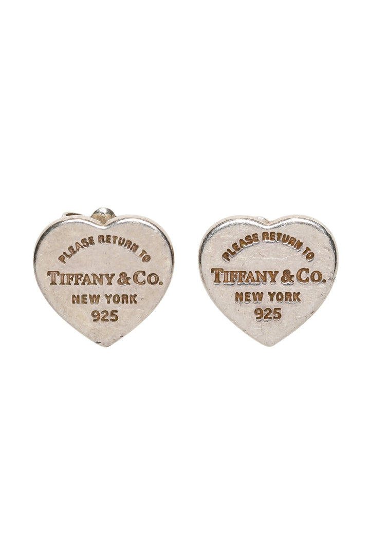 Tiffany & Co Heart Tag Stud Earrings